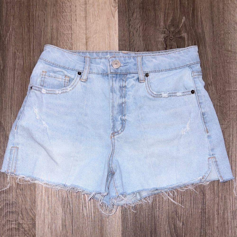 No Boundaries Light Blue Jean Shorts